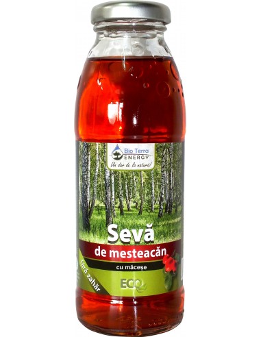 Sevă de mesteacăn cu infuzie de măceșe 300 ml